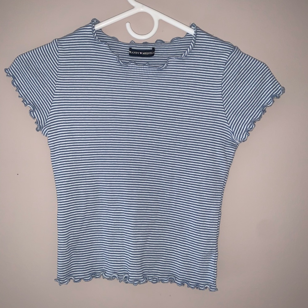 Brandy Melville striped crop top